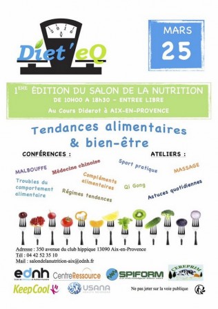 Salon de la nutrition Diet'Eq 2016 Aix-en-Provence