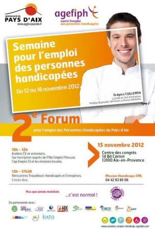 Forum Emploi AGEFIPH Aix 2012