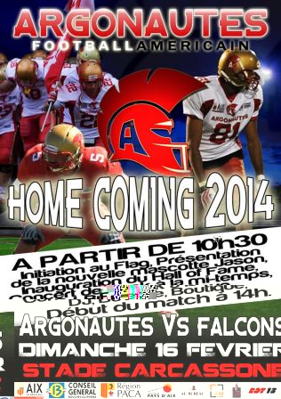 Argonautes VS Falcons 16 février 2014