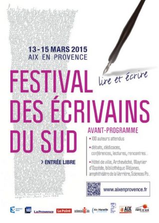 Festival des écrivains du sud 2015 Aix-en-Provence