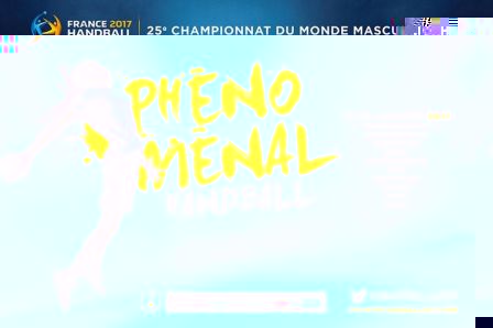 L'affiche officielle du mondial Handball 2017