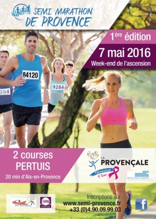 Semi-marathon et La Provençale 2016 Pertuis