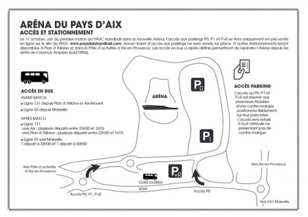 Parking Arena du Pays d'Aix