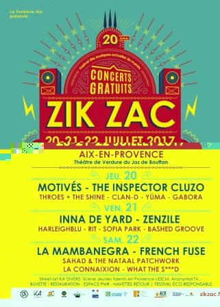 Zik Zac 2017 Aix-en-Provence