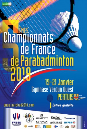Championnat de France de Parabadminton 2018 Pertuis